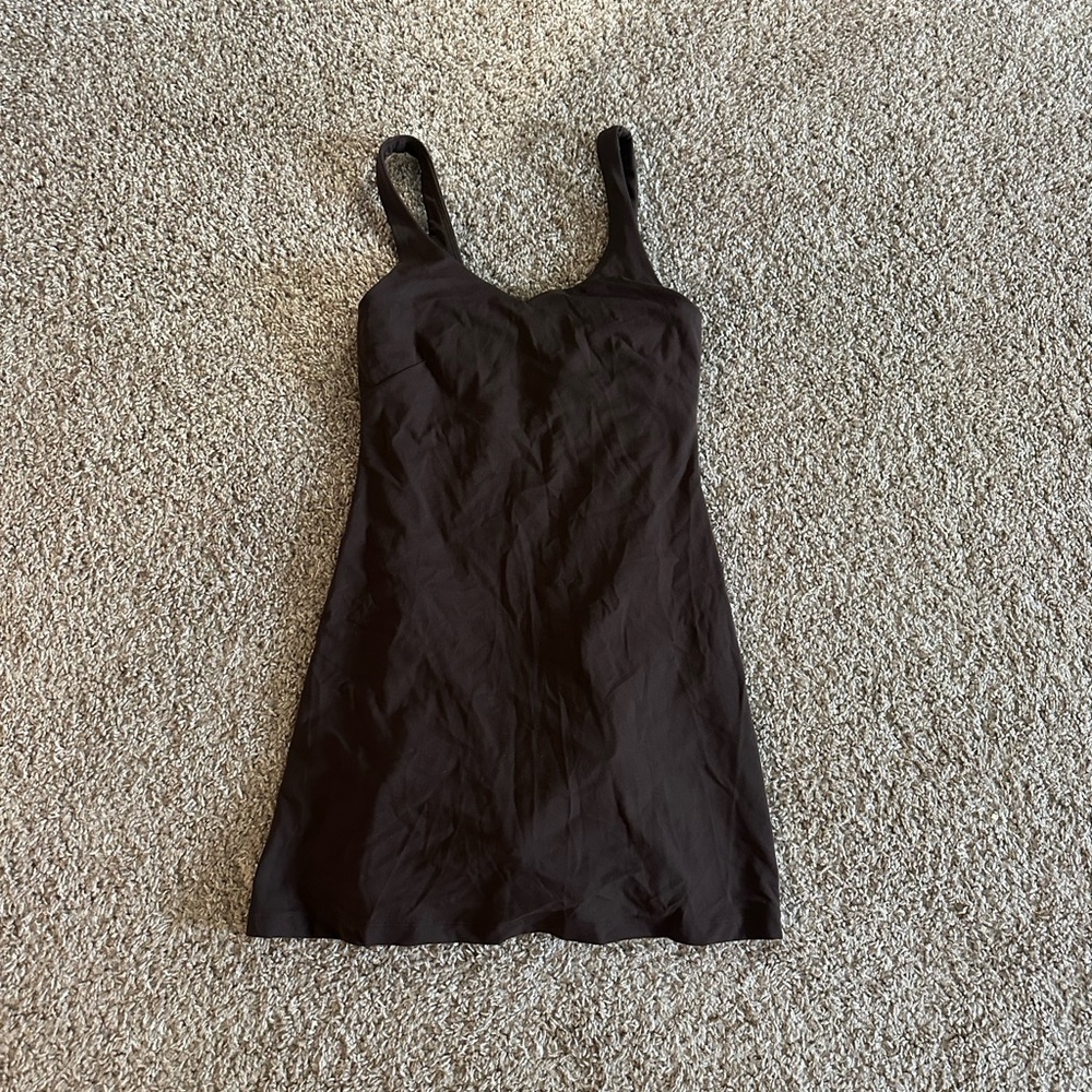 lululemon athletica black mini dress